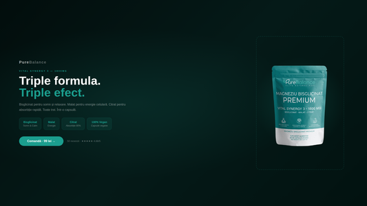 14 Forme de Magneziu Comparate — Care Se Absoarbe și Care Nu | Pure Balance