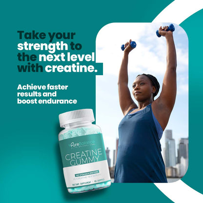 💥 Creatina HCL Jeleuri 2g (60 Jeleuri) – Forță Musculară, Energie Rapidă & Absorbție Superioară | Pure Balance