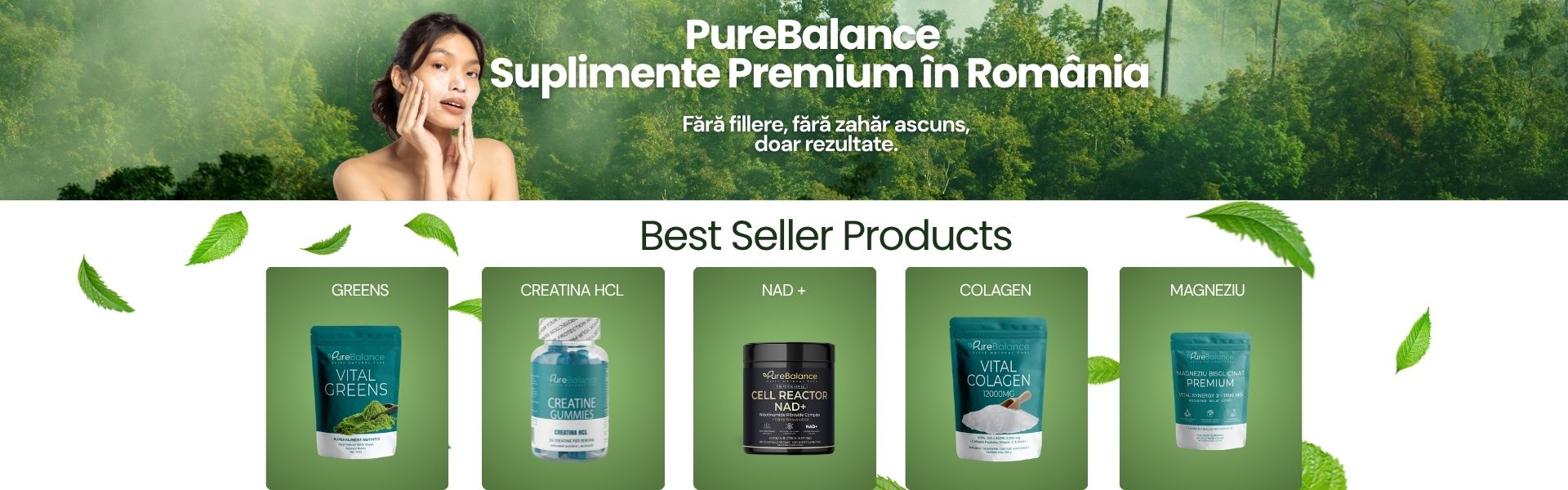 Banner promotional Pure Balance