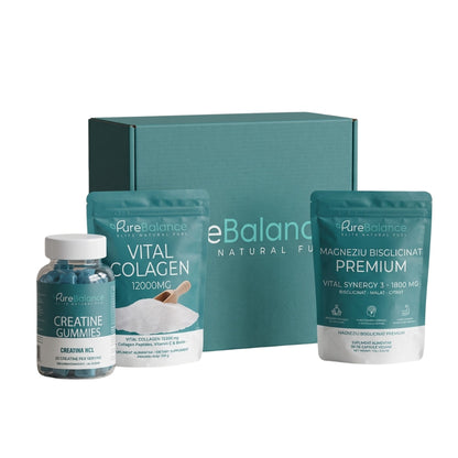 Protocol Refacere Musculară & Articulații: Magneziu, Colagen și Creatină | PureBalance