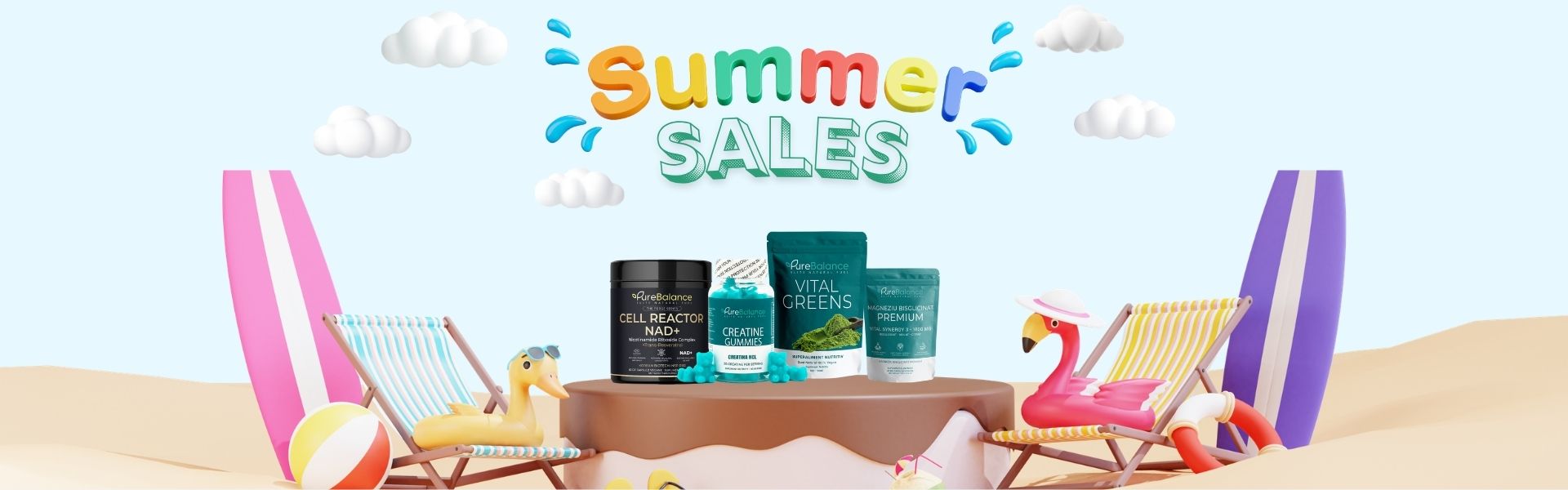 Banner promotional Pure Balance