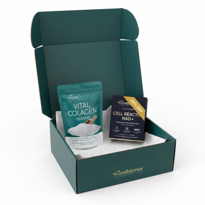 Protocolul CELL REVERSE | Sinergia Supremă NAD+ & Colagen 12000mg Premium