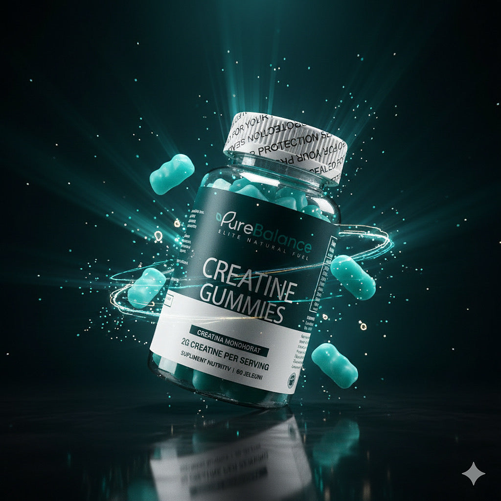 💥 Creatina HCL Jeleuri 2g (60 Jeleuri) – Forță Musculară, Energie Rapidă & Absorbție Superioară | Pure Balance