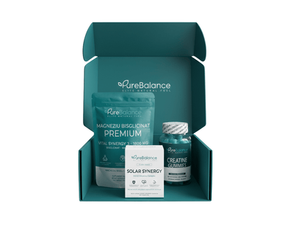 Protocolul BIO - PERFORMANCE | Creatină Jeleuri HCL, Magneziu Bisglicinat,Malat,Citrat 1800mg și D3+K2 – Sinergia Elite pentru Energie și Recuperare - Pure Balance