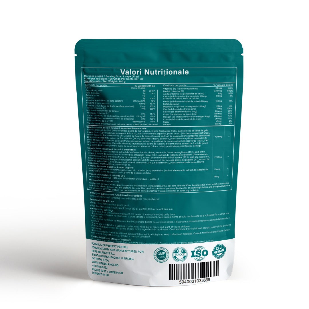 Vital Greens Supliment Multivitamine si Minerale (300g)