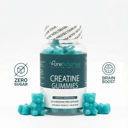 💥 Creatina HCL Jeleuri 2g (60 Jeleuri) – Forță Musculară, Energie Rapidă & Absorbție Superioară | Pure Balance