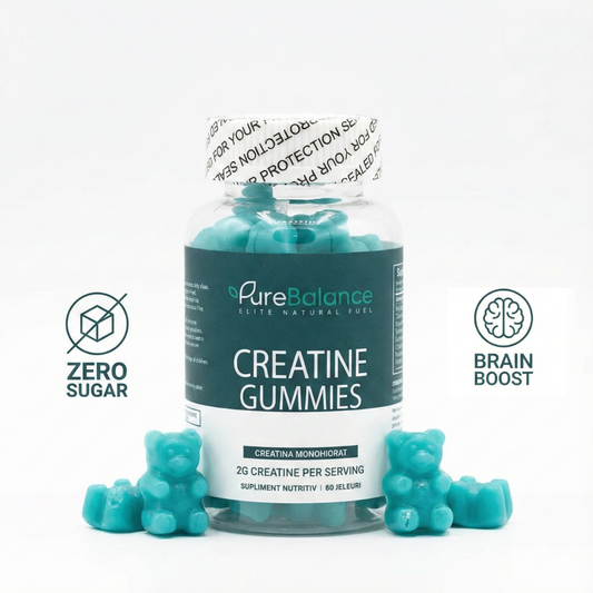 💥 Creatina HCL Jeleuri 2g (60 Jeleuri) – Forță Musculară, Energie Rapidă & Absorbție Superioară | Pure Balance